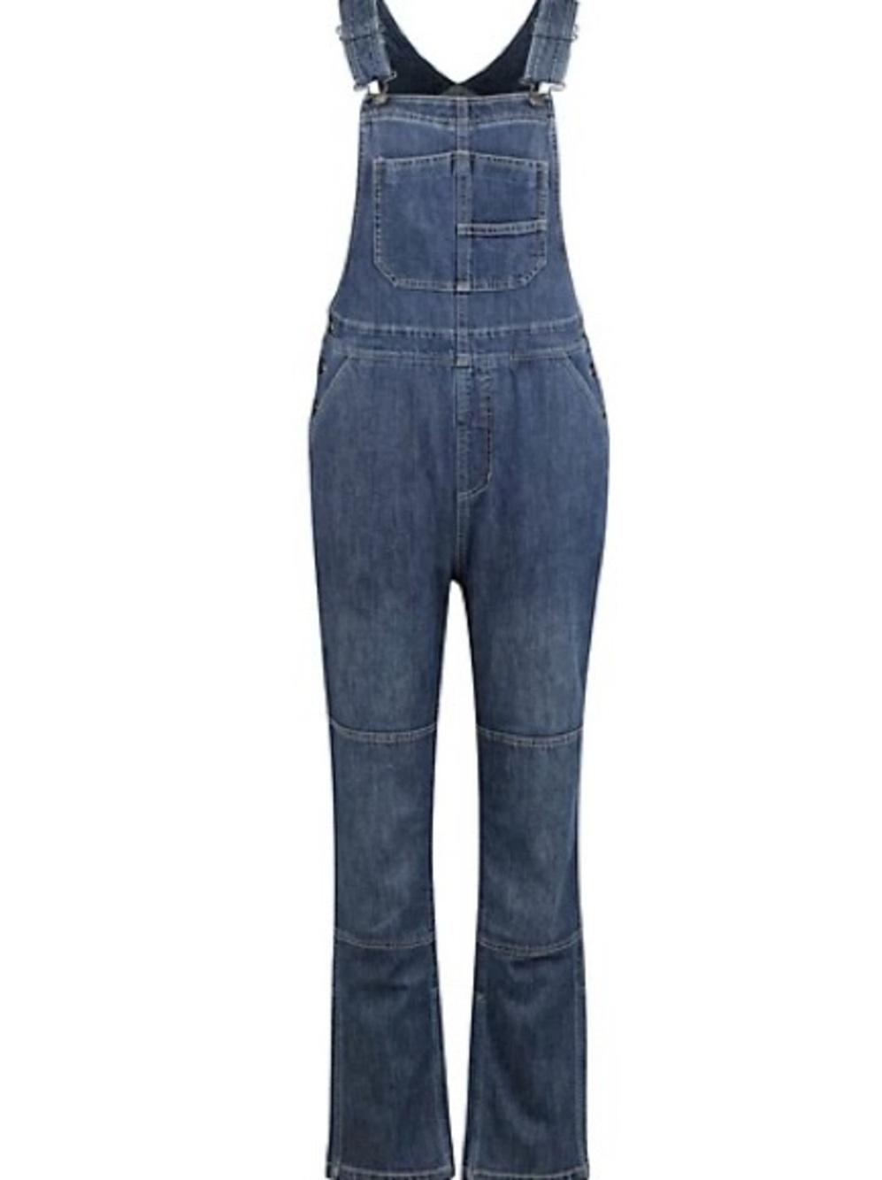 Women's Denim Overalls with Adjustable Straps